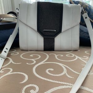 White and Black TREESJE CROSSBODY BAG